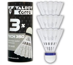 Волани Talbot Tech 350 Shuttle white, MEDIUM 3шт.